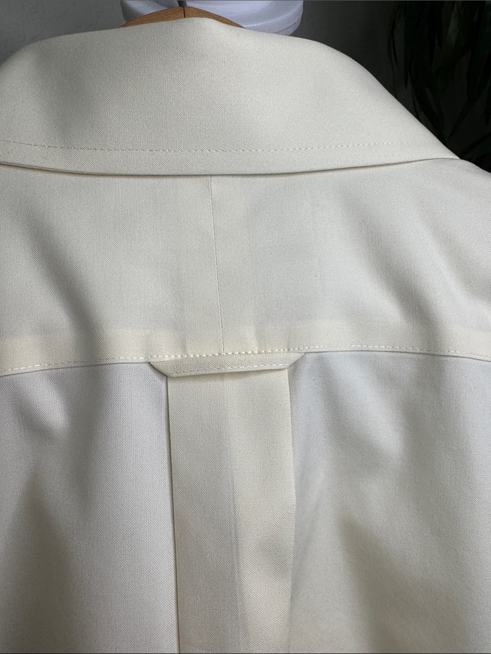 Roundtree & Yorke Gold Label Classic Light Yellow Dress Shirt Men's Size 17 1/2 - Picture 9 of 12